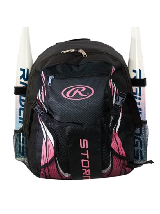 Storm Backpack Equipment Bag | Girls T-Ball/Youth Baseball & Softball main image 6